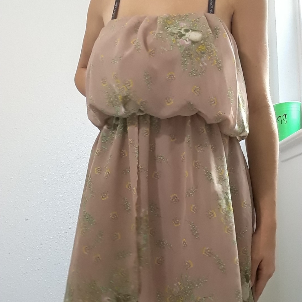 Strapless dress